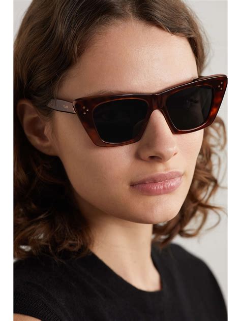 white cat-eye sunglasses celine|51mm cat eye sunglasses celine.